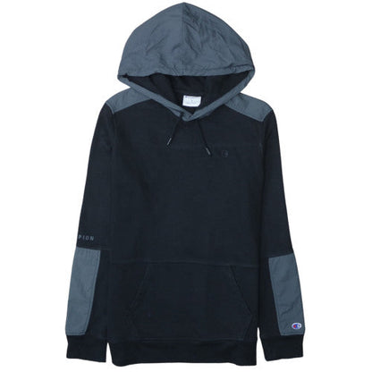 Champion Men's Black Pullover Hoodie Medium Regular Fit