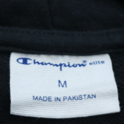 Champion Men's Black Pullover Hoodie Medium Regular Fit