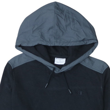 Champion Men's Black Pullover Hoodie Medium Regular Fit