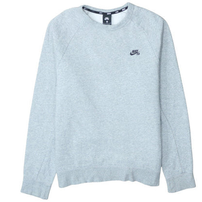 Nike SB Grey Men's Regular Fit Crew Neck Sweatshirt M