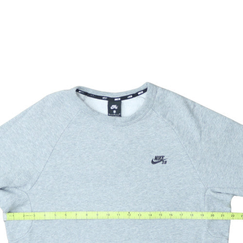Nike SB Grey Men's Regular Fit Crew Neck Sweatshirt M