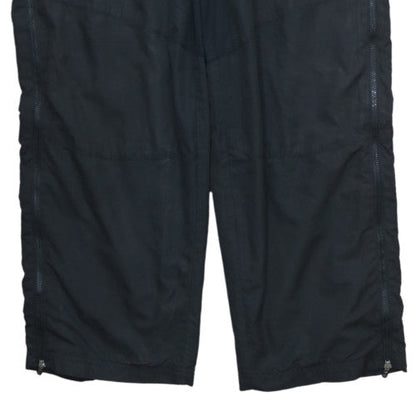 Adidas Men's Black Track Pants L Regular Fit Woven Activewear
