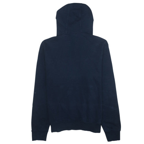 The North Face Mens Blue L Pullover Hoodie Cotton Fleece