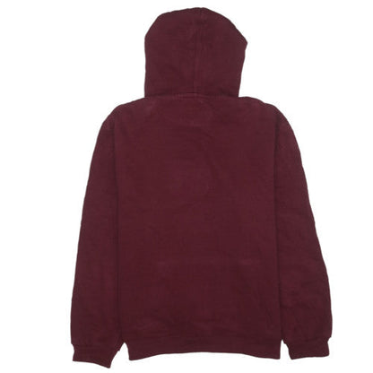 Levi's Men's Red Pullover Hoodie M Regular Fit Fleece Logo