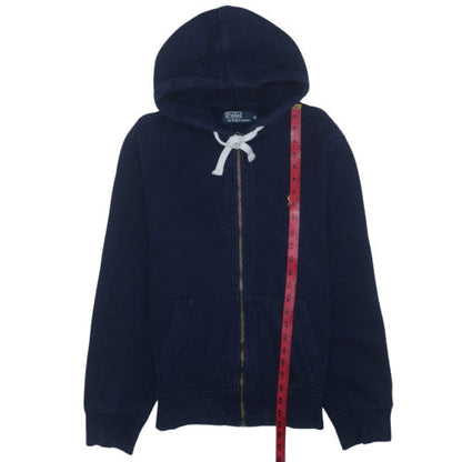 Ralph Lauren Men's Blue Full Zip Hoodie Size M Classic Fleece