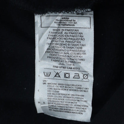 Adidas Men's Black 2XL Crew Neck Pullover Sweatshirt with Logo