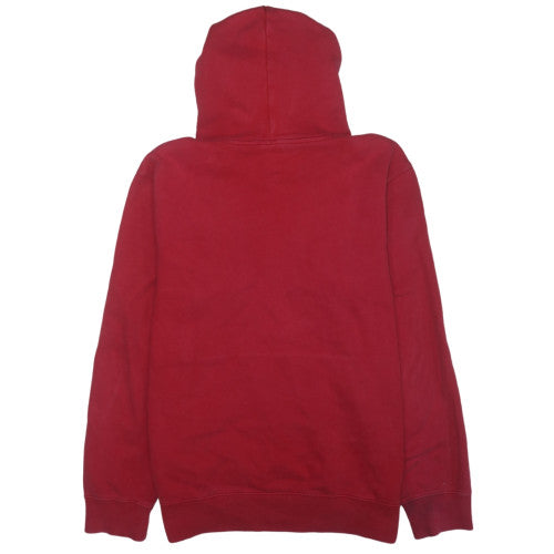 Champion Men's Red XL Pullover Hoodie with Logo Drawstring