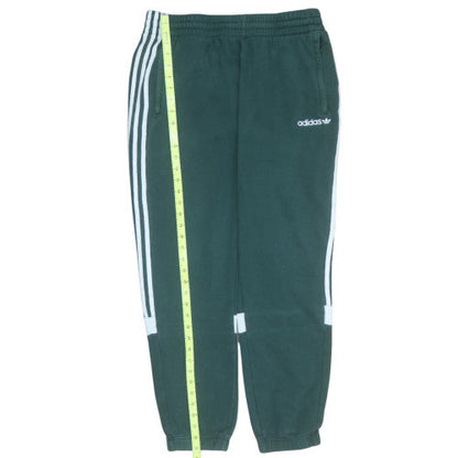 adidas Mens Green XL Jogger Sweatpants with Side Stripes