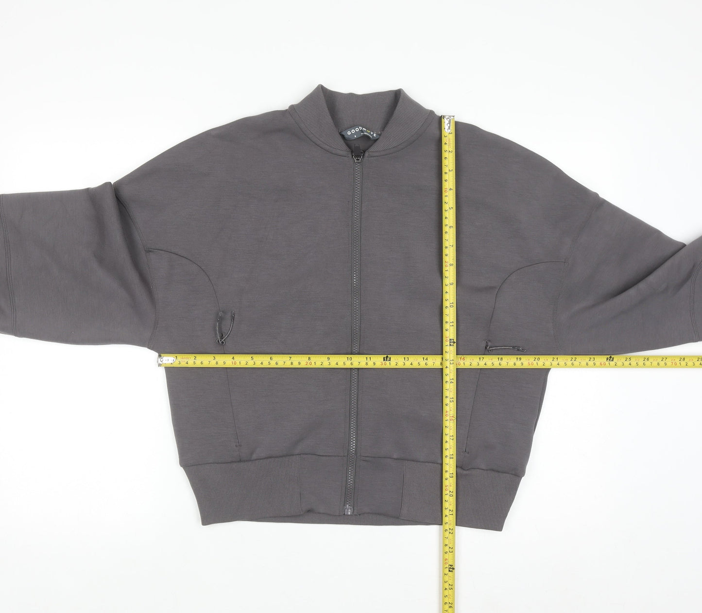 Marks and Spencer Goodmove Women Grey Size 8 Full Zip Sweatshirt