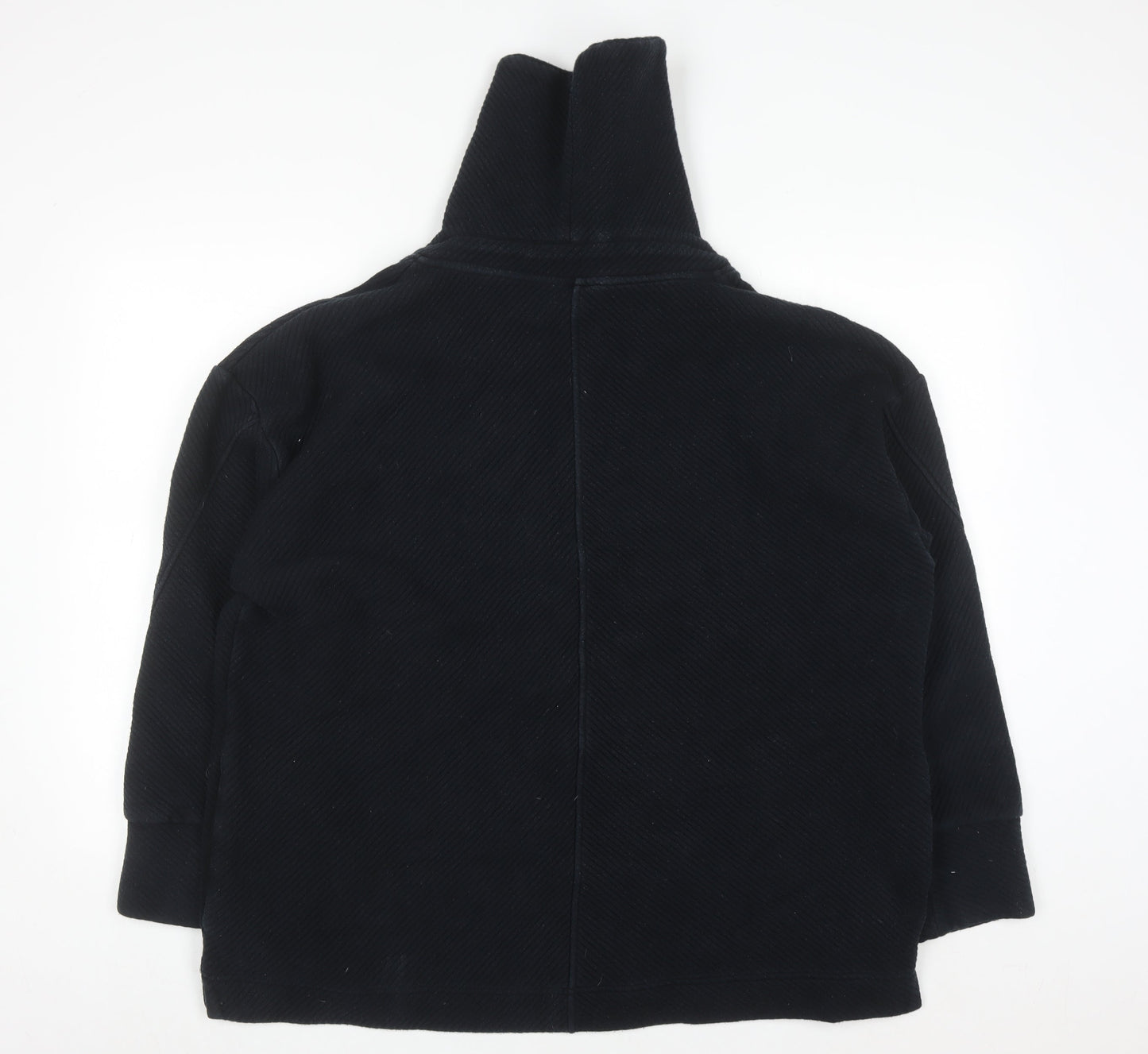 Sweaty Betty Womens Black XXL 1/2 Zip Pullover Sweatshirt
