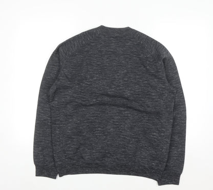 Uniqlo Men's Grey Pullover Crew Neck Sweatshirt Size M