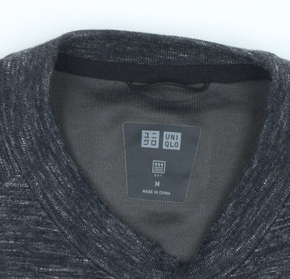 Uniqlo Men's Grey Pullover Crew Neck Sweatshirt Size M