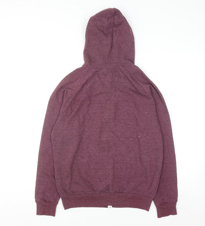 Cedar Wood State Men's Purple Full Zip Hoodie Size M