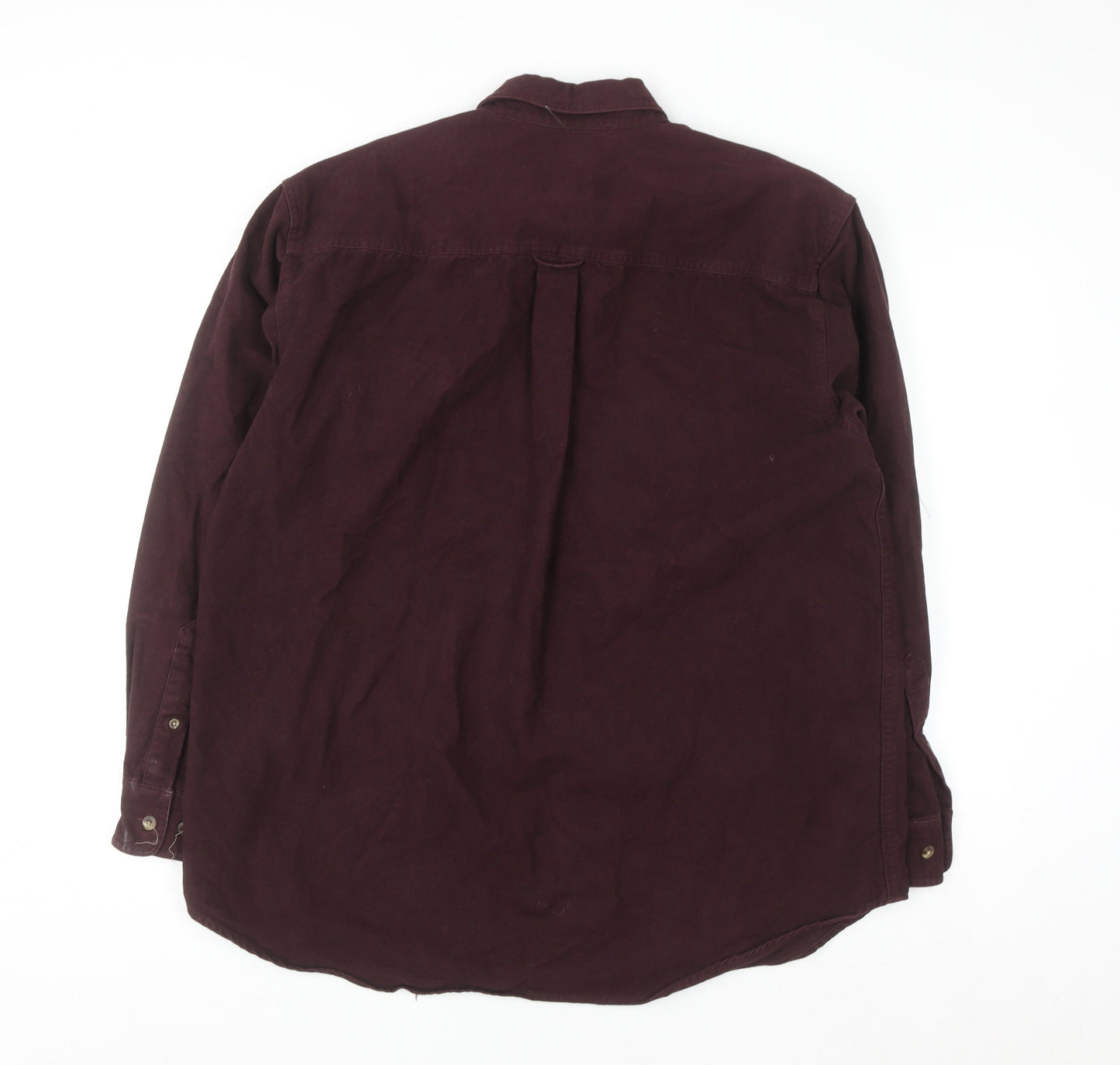 Guide Series Men’s Brown Corduroy Long Sleeve Casual Shirt L