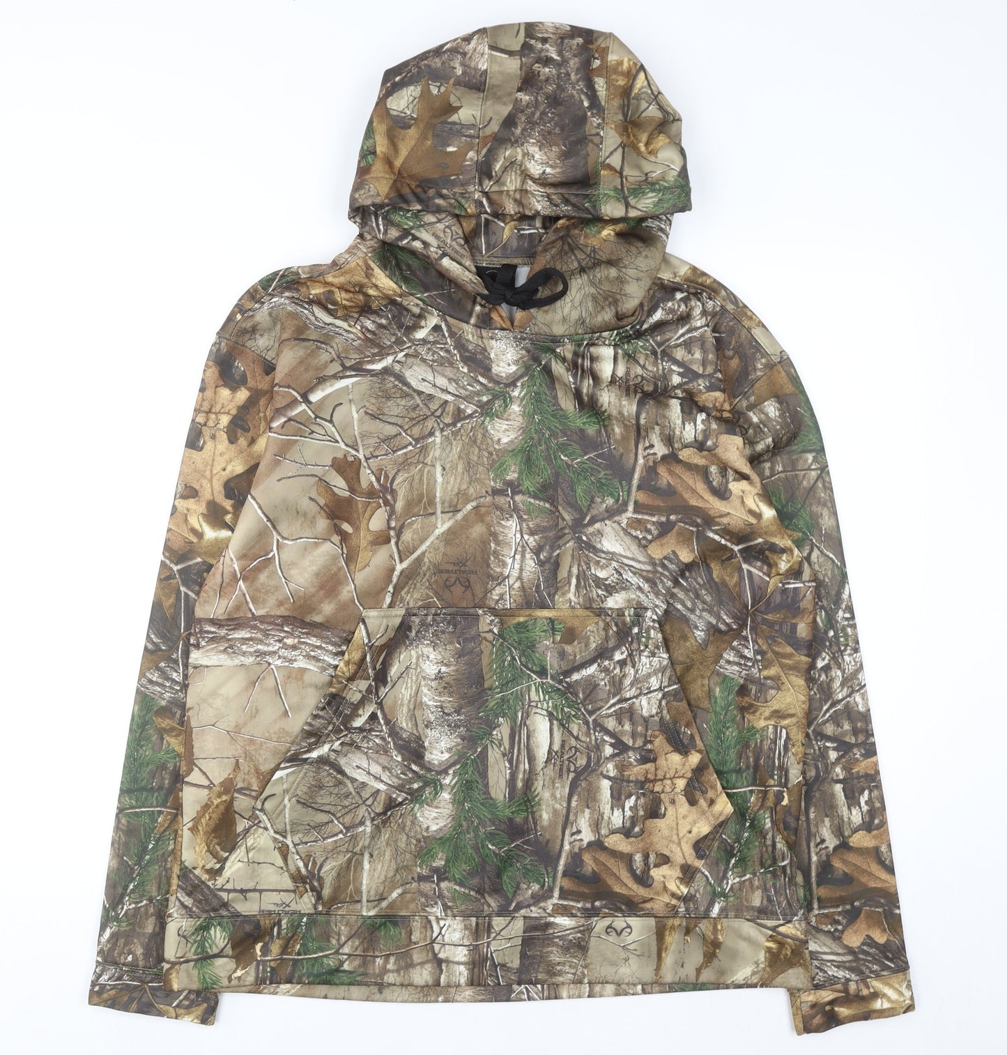 RedHead Men’s Brown Camouflage Pullover Hoodie M Fleece Hunting Outdoor