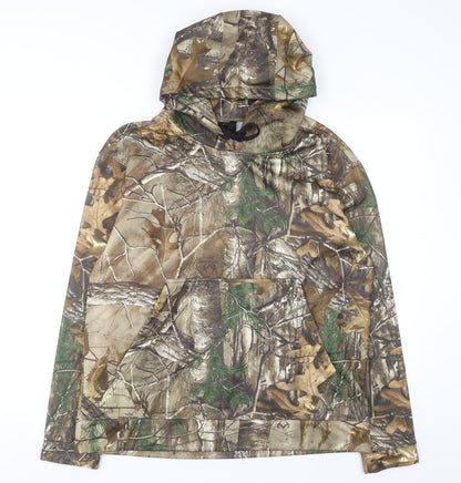 RedHead Men’s Brown Camouflage Pullover Hoodie M Fleece Hunting Outdoor