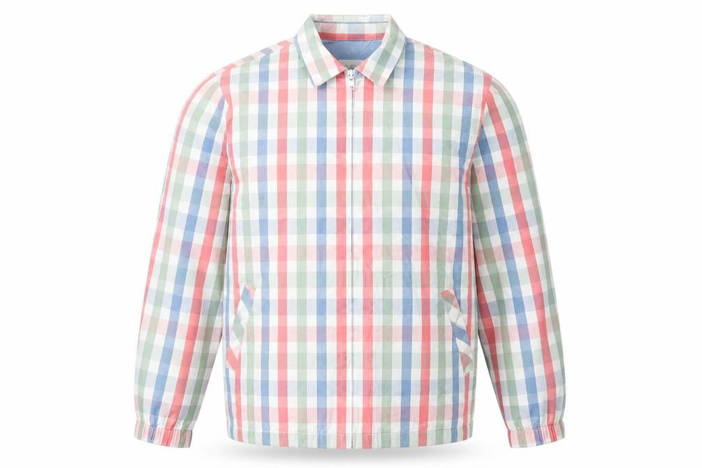 Koret Francisca Men's Multicoloured Check Cotton Full Zip Jacket Size S