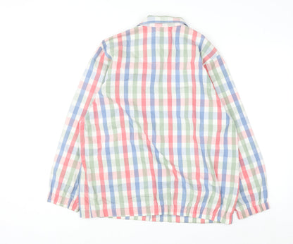 Koret Francisca Men's Multicoloured Check Cotton Full Zip Jacket Size S