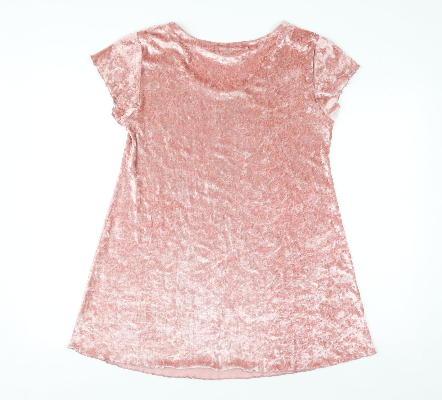 Victoria's Secret Womens Pink Velvet Short Sleeve T-Shirt Size S
