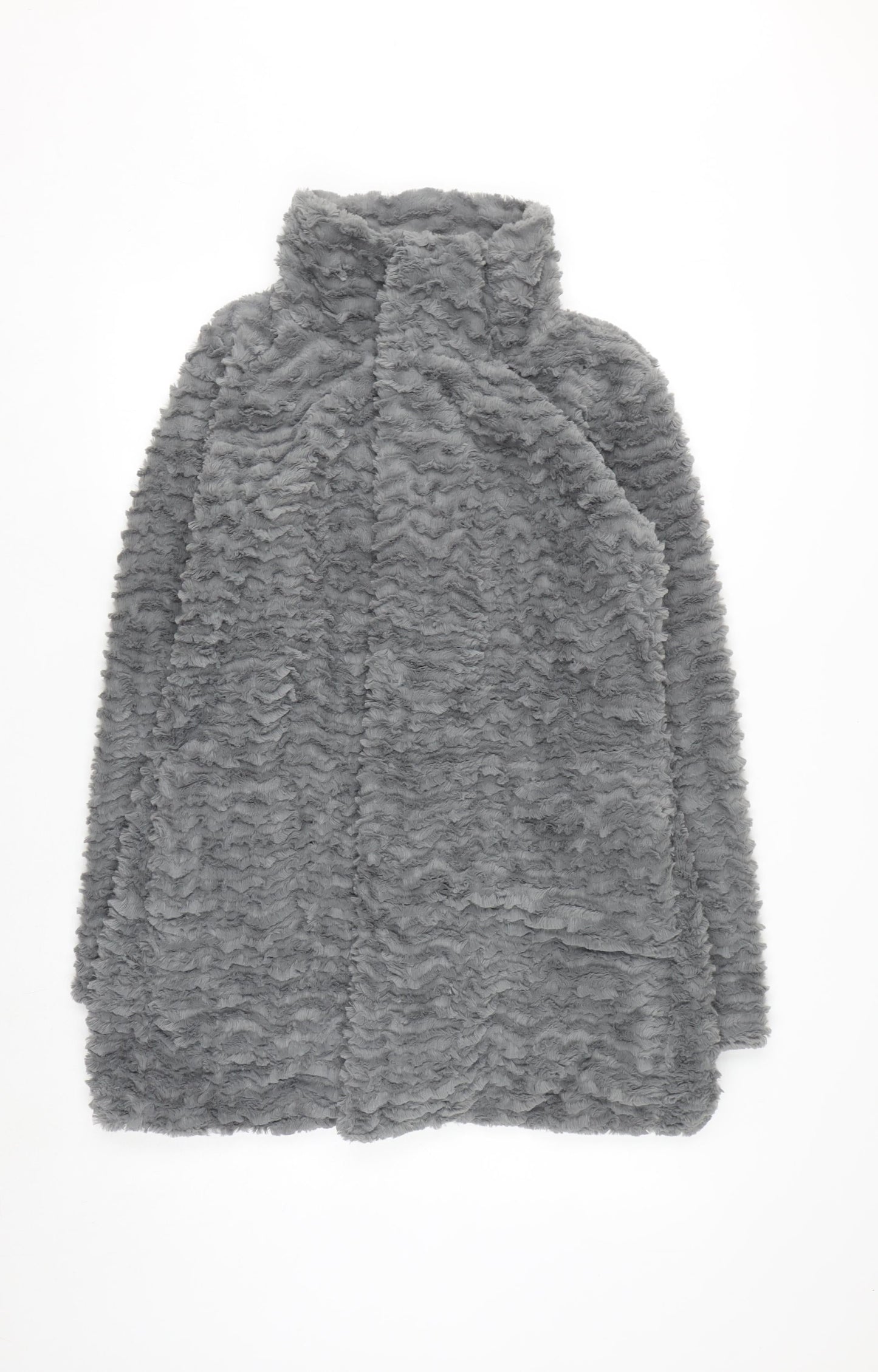 Patagonia Women's Grey Fleece Mid-Length Jacket in Size M