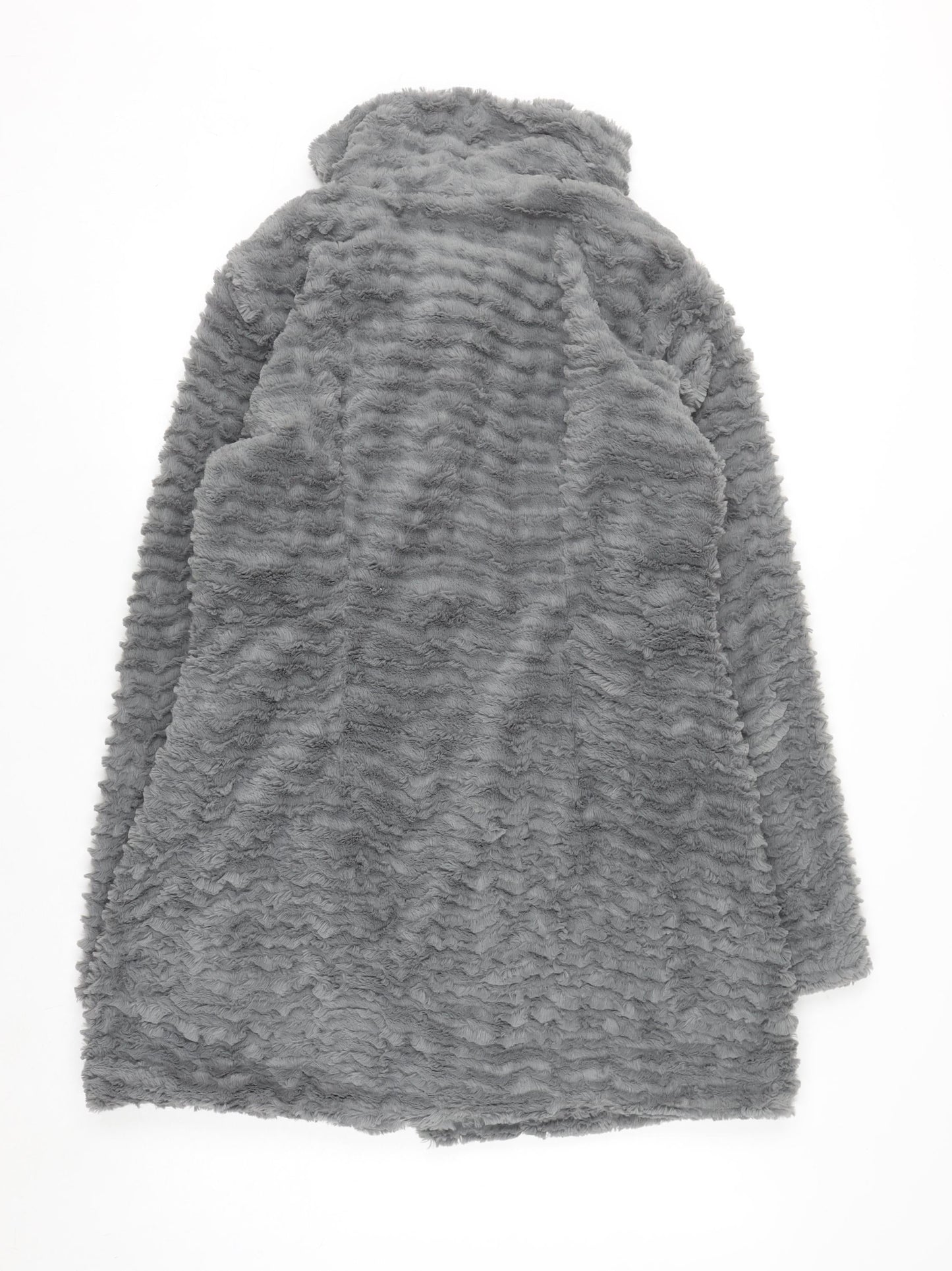 Patagonia Women's Grey Fleece Mid-Length Jacket in Size M