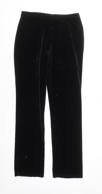 Womens UK Size M Express Tricot Regular Fit Casual Party/Cocktail Black Trousers