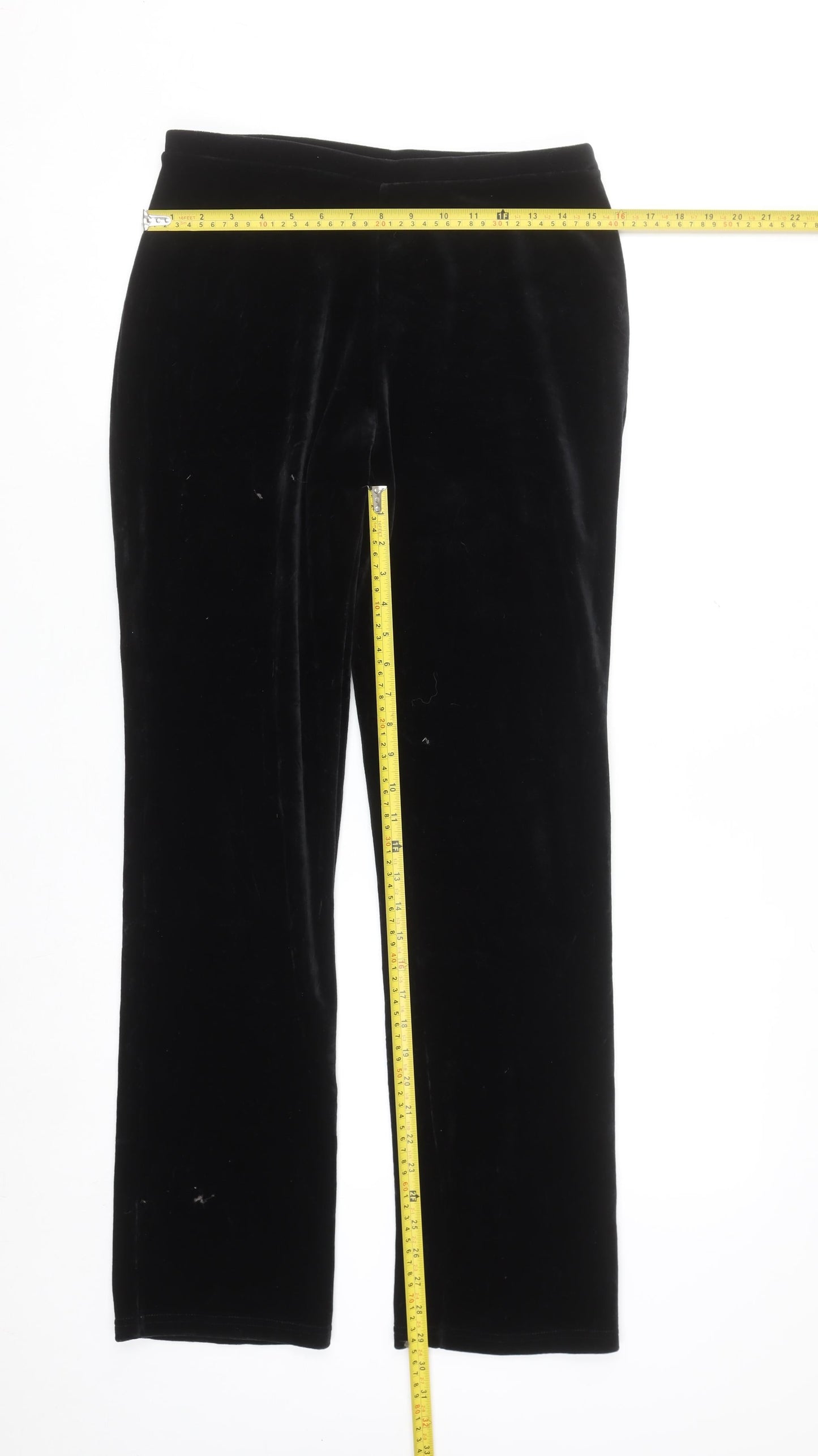 Womens UK Size M Express Tricot Regular Fit Casual Party/Cocktail Black Trousers
