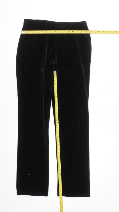 Womens UK Size M Express Tricot Regular Fit Casual Party/Cocktail Black Trousers