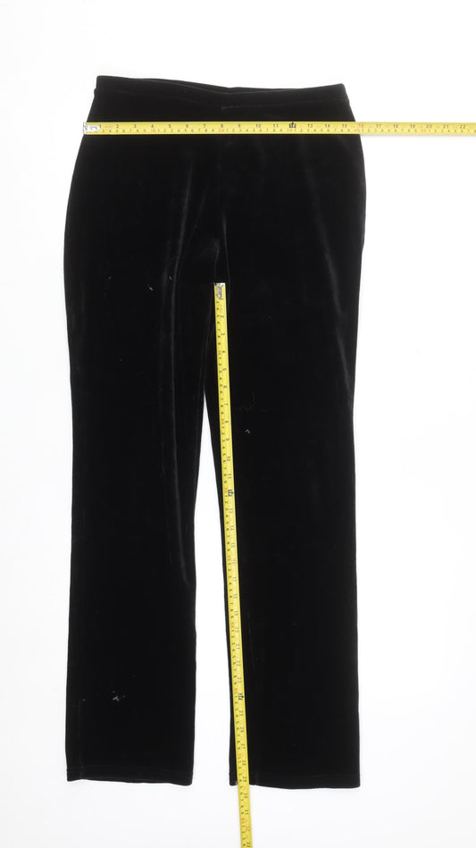 Womens UK Size M Express Tricot Regular Fit Casual Party/Cocktail Black Trousers