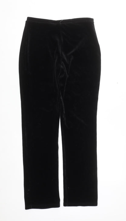Womens UK Size M Express Tricot Regular Fit Casual Party/Cocktail Black Trousers
