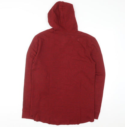 Ecko Unltd Men’s Red Pullover Hoodie L Graphic Print Logo Streetwear