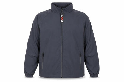 CX2 Men's Grey Windbreaker Jacket Medium Full Zip Lightweight