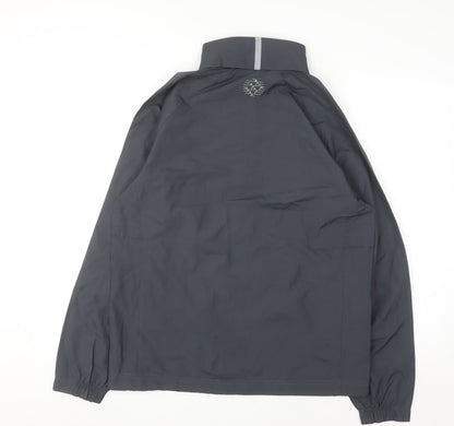 CX2 Men's Grey Windbreaker Jacket Medium Full Zip Lightweight