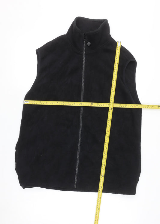 Timberline Colorado Men's Black Fleece Bodywarmer Waistcoat Size L