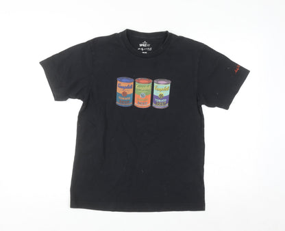 Uniqlo Women Black Andy Warhol Art Graphic T-Shirt XS