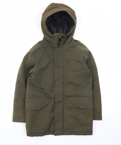 Next Boys Green Hooded Padded Parka Coat 10 Years Winter Jacket