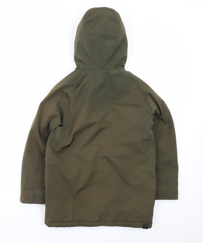 Next Boys Green Hooded Padded Parka Coat 10 Years Winter Jacket