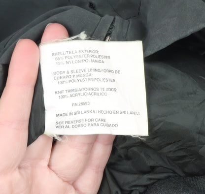 Members Only Men's Green L Bomber Jacket Microfibre Zip-Up