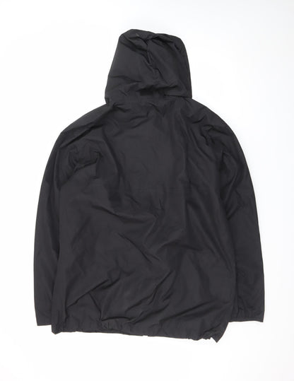 Freedom Trail Women's Black Waterproof Hooded Rain Jacket Size 18