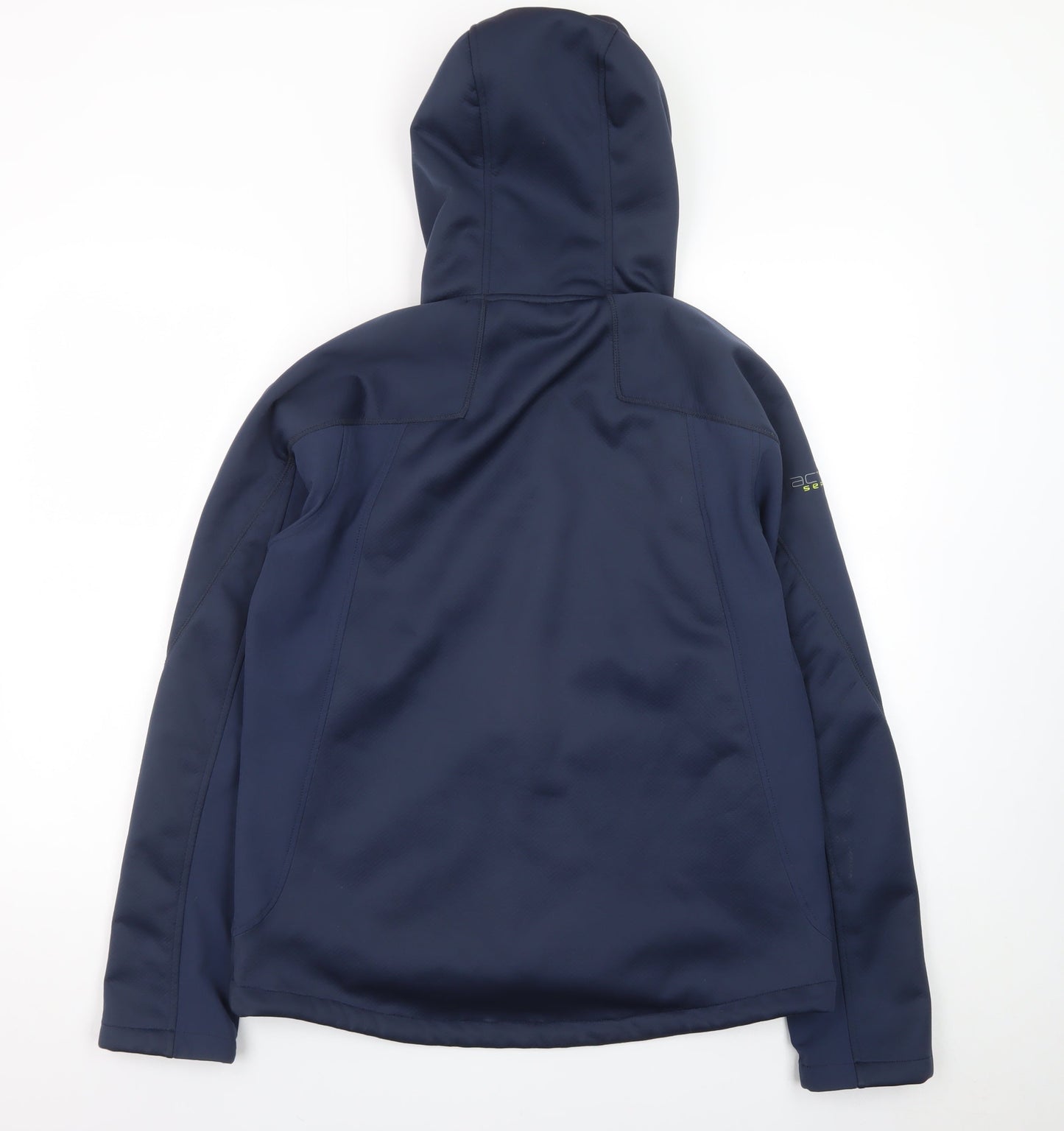 TOG24 Men's Blue Softshell Hooded Jacket Size M Windproof