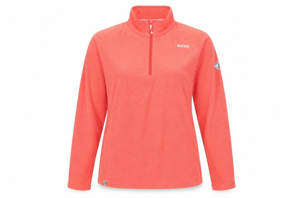 Regatta Womens Coral 1/4 Zip Pullover Fleece Sweatshirt UK 16