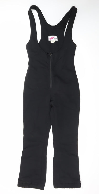 Ossi Skiwear Women’s Black Size 8 Ski Jumpsuit One-Piece