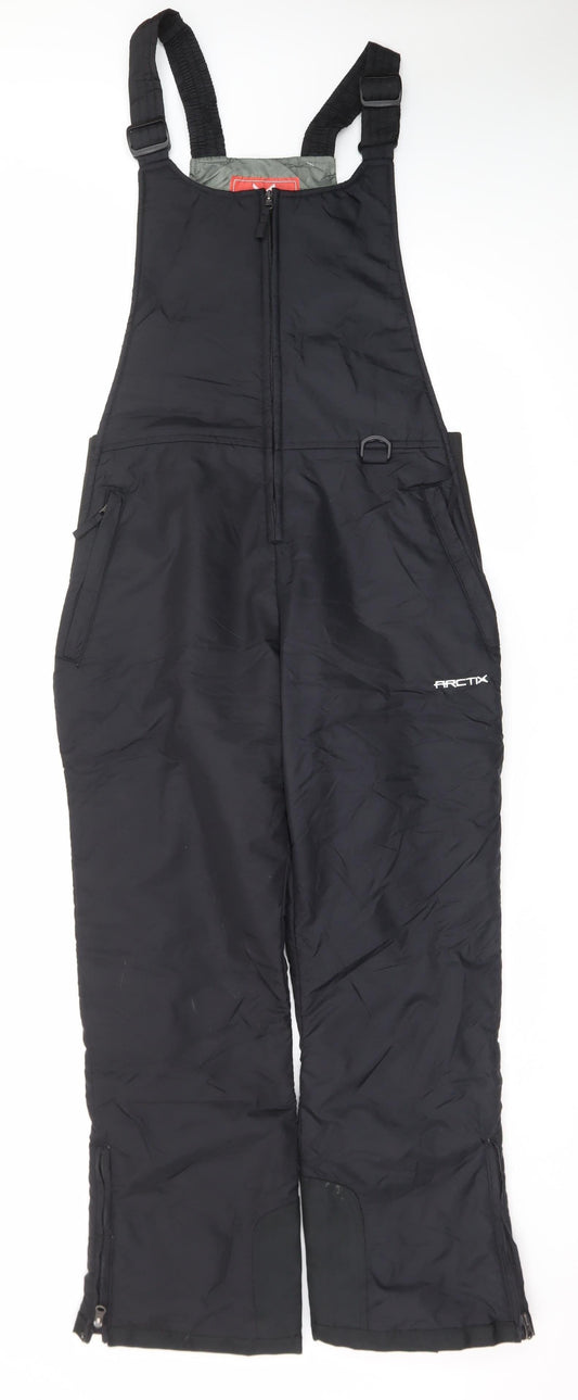 Arctix Men Black Small Snow Pants Waterproof Insulated Bib Trousers