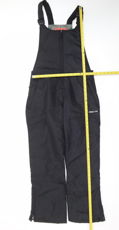 Arctix Men Black Small Snow Pants Waterproof Insulated Bib Trousers