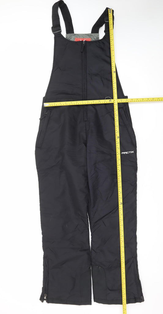 Arctix Men Black Small Snow Pants Waterproof Insulated Bib Trousers