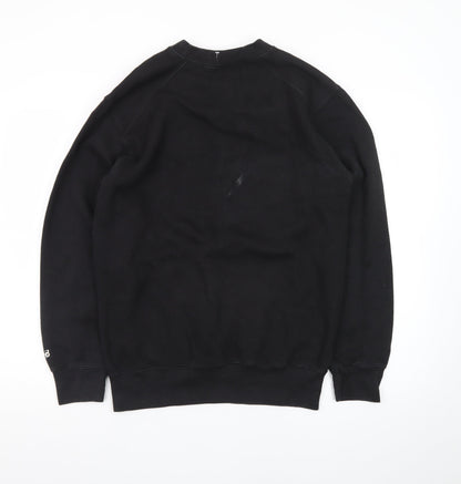 Badger Sport Men's Black Eagles Sweatshirt S Pullover Crew Neck