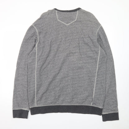 Eddie Bauer Men's Grey Cotton Pullover Sweatshirt 3XLT