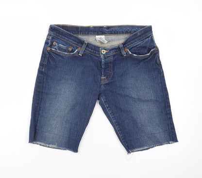 Lucky Brand Women's Blue Denim Cut-Off Shorts Size 10 Regular