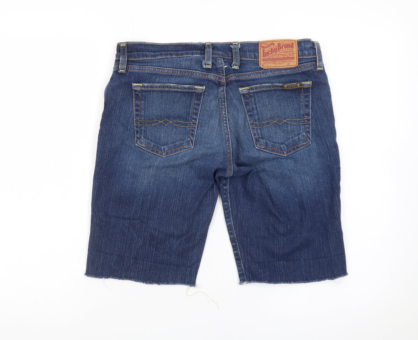 Lucky Brand Women's Blue Denim Cut-Off Shorts Size 10 Regular