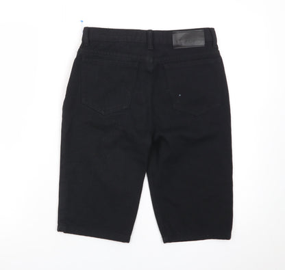 Akademiks Women's Black Cotton Bermuda Shorts Size 12
